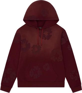 Denim Tears Felpa con cappuccio e coulisse - Rosso