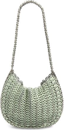 Paco Rabanne Moon 1969 Icon Shoulder Bag in Green/Silver at Nordstrom