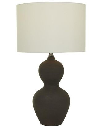 CosmoLiving by Cosmopolitan Cosmoliving By Cosmopolitan Ceramic Gourd Style Base Table Lamp