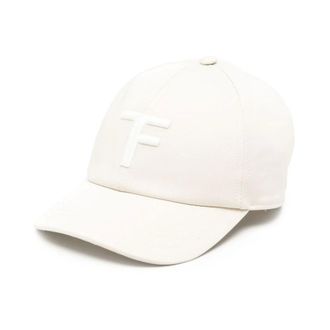 Tom Ford Accessoires, Dames, Beige, S, Leer, Canvas en Gladleren Pet