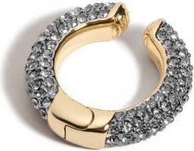 Demarson Lili Pav&eacute; Hoop Ear Cuff in Gold/pave at Nordstrom