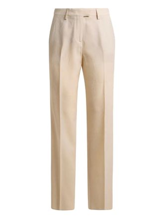 Etro straight-leg jacquard trousers - Neutrals