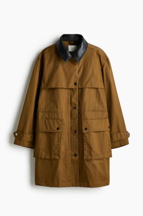 H&M Knielanger Parka - Beige