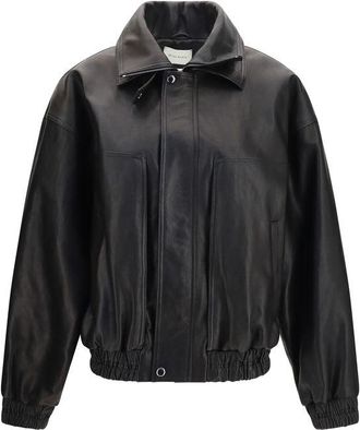 Magda Butrym Lambskin Leather Womens Jacket