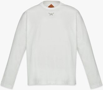MCM Essential Laurel Logo Shirt In Organic Cotton