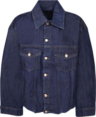 7 For All Mankind Jassen, Dames, Blauw, S, Katoen, Gathered Jacket
