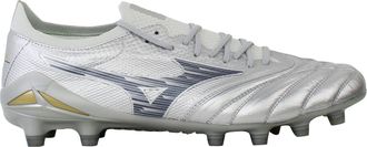 Mizuno Morelia Neo IV Beta Elite Mens Silver Football Boots - Size UK 3.5