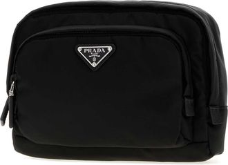 Prada Mens Black Canvas Beauty Case Nero Perfumes