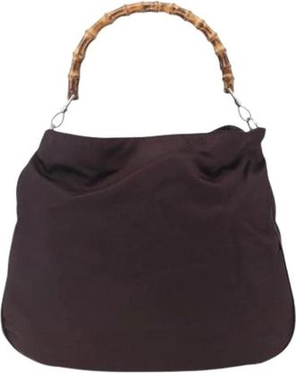 Gucci Pre-owned Handbags, female, Red, Size: ONE SIZE Pre-owned Vintage bamboo handle bag