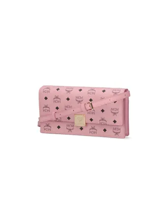 MCM Womens Wallets Pink Polyurethane