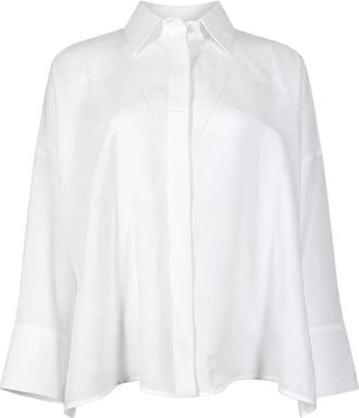 Fabiana Filippi Camisa de Popel&iacute;n de Algod&oacute;n - Blouses & Shirts - Mujer - Blanco - M