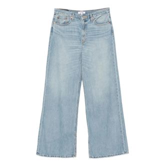 Re/Done Five-pocket Design Wide-leg Jeans