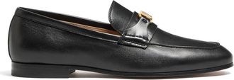 Valentino Garavani Black Slip On Loafers