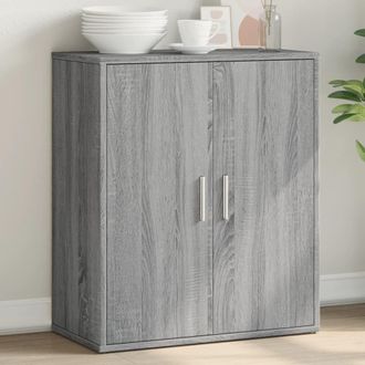 vidaXL Vidaxl - Aparador De Madera De Ingenier&iacute;a Gris Sonoma 60x31x70 Cm