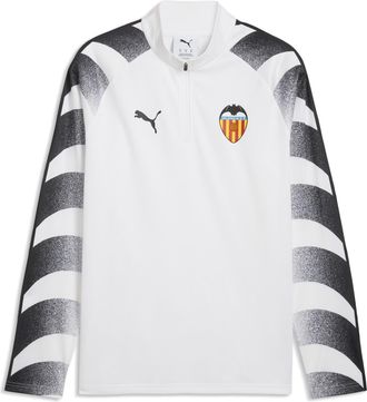 Puma Maglia da riscaldamento con zip corta del Valencia CF da uomo, Accessori, Bianco, XXL