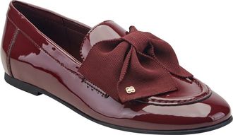 Bandolino Dreem Faux Leather Loafer in Dark Red at Nordstrom, Size 9.5