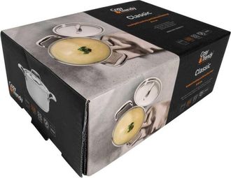 Cosy & Trendy Faitout Cosy & Trendy Classic Acier Inoxydable &Oslash;16 Cm 1,61 L Tous Feux Dont Induction