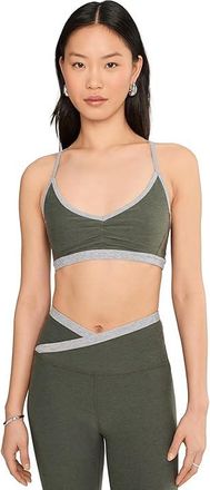 Beyond Yoga Spacedye Outlines Strappy Bra Womens Bra Dusty Forest Heather : LG, Elastane/Polyester
