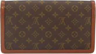 Louis Vuitton Pre-owned Vintage Clutch - Dames - Vintage Clutch - Bruin - ONE Size - Leer - Vintage