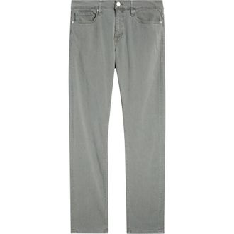 Frame Denim LHomme Slim Fit Five-Pocket Twill Pants in Dusty Emerald at Nordstrom, Size 38