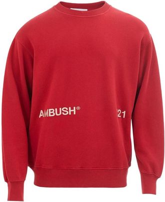 AMBUSH Hoogwaardige rode katoenen trui - Heren - Sweatshirts - Rood - L - Katoen - Hoodies & sweatvesten