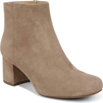 Vionic Womens Sibley Boots In Taupe Suede