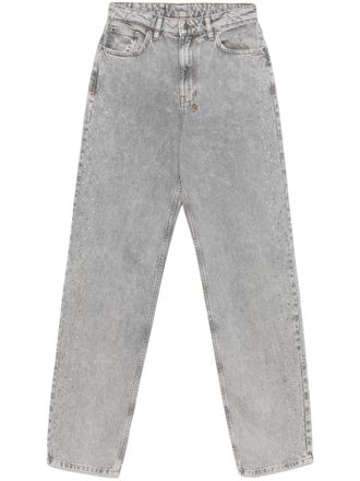 Ksubi Playback Dime Krystal Trashed jeans - women - Cotton - 27 - Grey