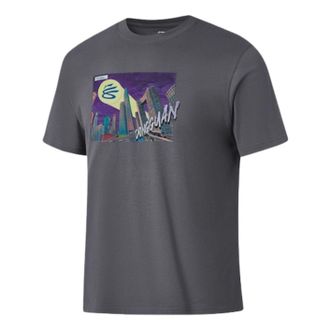 Li-Ning x Curry China Tour City DongGuan T-Shirt Grey AHSWK07-6
