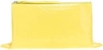 Jil Sander Yellow Impero media clutch
