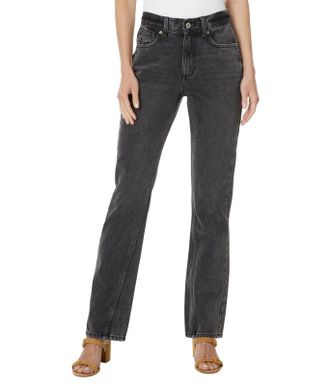 Free People Xena Jeans Womens Dark Night Denim Cotton Slim Straight GBO3070