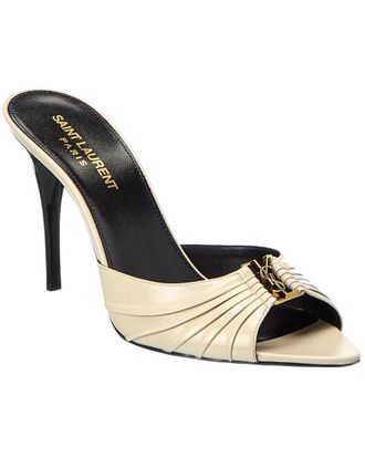 Saint Laurent Babylone 90 Leather Mule