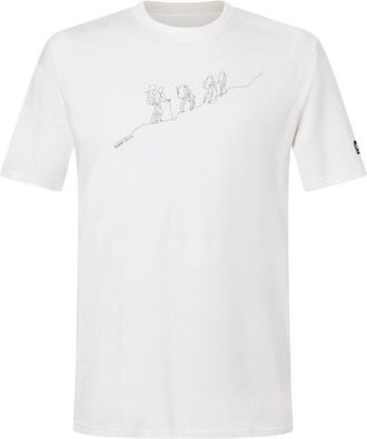 super.natural Hiking Bio Cotton Tee Merinoshirt f&uuml;r Herren | wei&szlig;