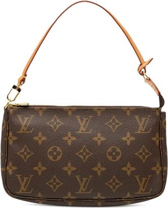 Louis Vuitton 2003 Monogram Pochette Accessoires schoudertas - Bruin
