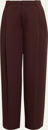 Vince Mid-Rise Wide-Leg Trousers