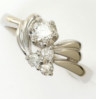 C&A Platinum Platinum 900 Band Ring (Pre-Owned)