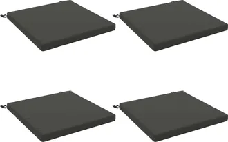 vidaXL Cojines De Asiento De 4 Piezas Soest 4 Uds. 100% Poli&eacute;ster Vidaxl