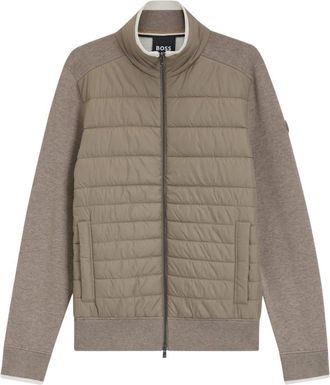 HUGO BOSS Cardigan - Heren - Truien - Beige - Maat: M