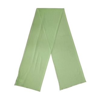 Dolce & Gabbana Silky Scarves, female, Green, Size: ONE SIZE Silk Neck Wrap Shawl Stole