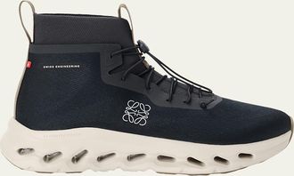 Loewe x On Mens Cloudtilt Hi Stretch-Knit Sneakers