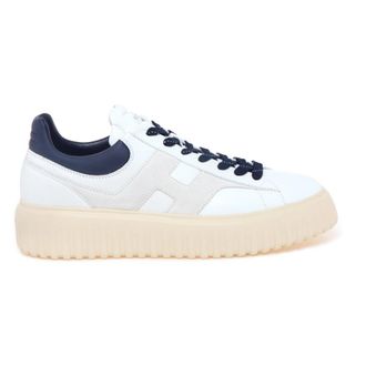 Hogan H-Stripes Sneakers - Heren - Sneakers - Wit - 40 EU - Leer - Schoenen