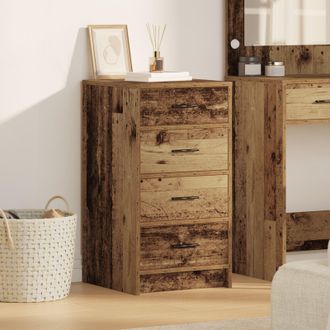 Berkfield Home Sideboard Old Wood 40x41x75 cm Engineered Wood in Brown | Size: 40 x 41 x 75 cm