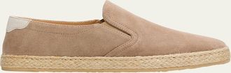 Brunello Cucinelli Mens Suede Slip-On Espadrilles
