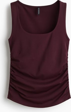 H&M Tanktop mit Raffungen - Pink