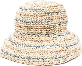 Barbour Kelley bucket hat - women - Paper - M - Neutrals