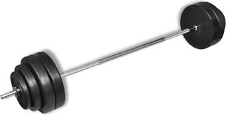 vidaXL vidaXL Bilanciere con Dischi Set 60 kg