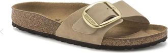 Birkenstock Sliders, female, Beige, Size: 9 US Madrid Sandal Color Sandcastle