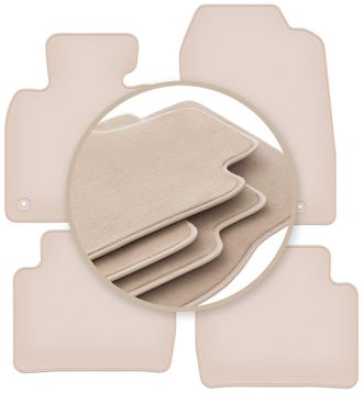 OEM Alfombrillas Premium Beige Para: Mazda Cx-5 Ii Suv 2017