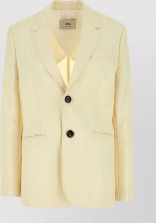 Ami virgin wool single-breasted blazer