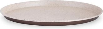 Trade Shop Trade Shop - Low Beaded Cake Pan For Pizza Round Anti-stick Oven 32cm Rustic Kitchen 367320