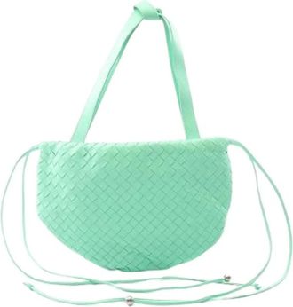 Bottega Veneta Pre-owned Shoulder Bags, female, Green, Size: ONE SIZE Pre-owned Vintage Shoulder Bag